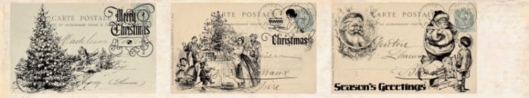 Pasek do wycinania 5,5x30 - Old-Fashioned Christmas - Season's Greetings - UHK Gallery