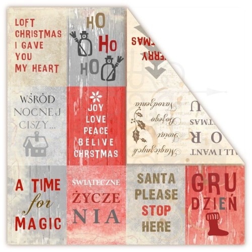 Papier 30x30 - Loft Christmas - Wishes - UHK Gallery