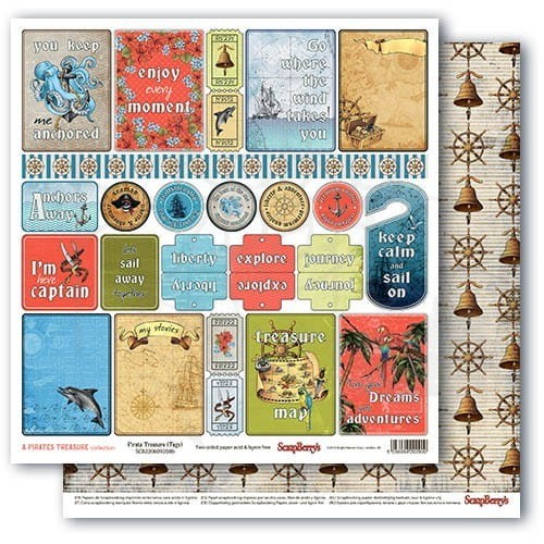 Papier 30x30 Scrapberry's The Pirate's Treasure Pirate Treasure