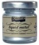 Płynny metal 30 ml srebrny Pentart