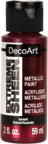 Farba metaliczna Extreme Sheen Garnet bordowy 59ml DecoArt