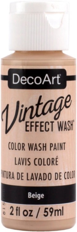 Farba postarzająca Vintage Effect Wash - beige beżowa DecoArt 59ml