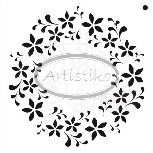 Maska szablon Wianek Artistiko