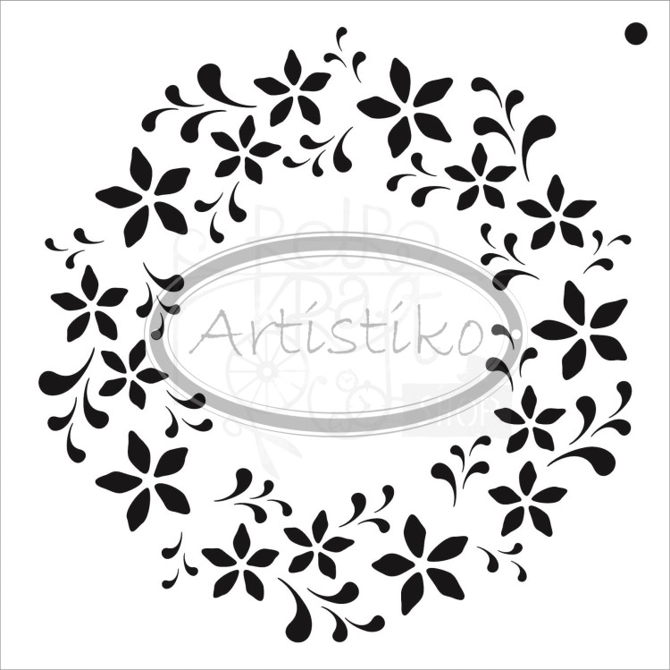 Maska szablon Wianek Artistiko