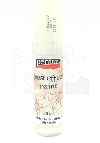 Farba efekt szron 20ml biały Pentart
