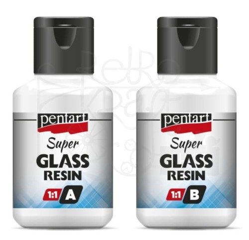 Żywica epoksydowa 01:01 krystaliczna 2x40ml Pentart