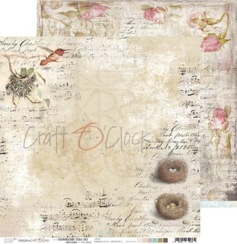 Papier 30x30 Craft O'Clock Hummingbird Song 02