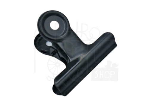 Klips metalowy czarny 5 cm 1 szt.