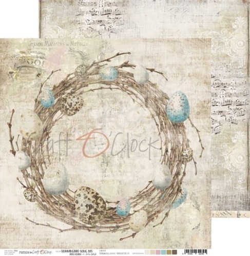 Papier 30x30 Craft O'Clock Hummingbird Song 05