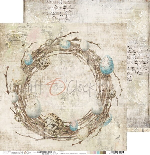 Papier 30x30 Craft O'Clock Hummingbird Song 05