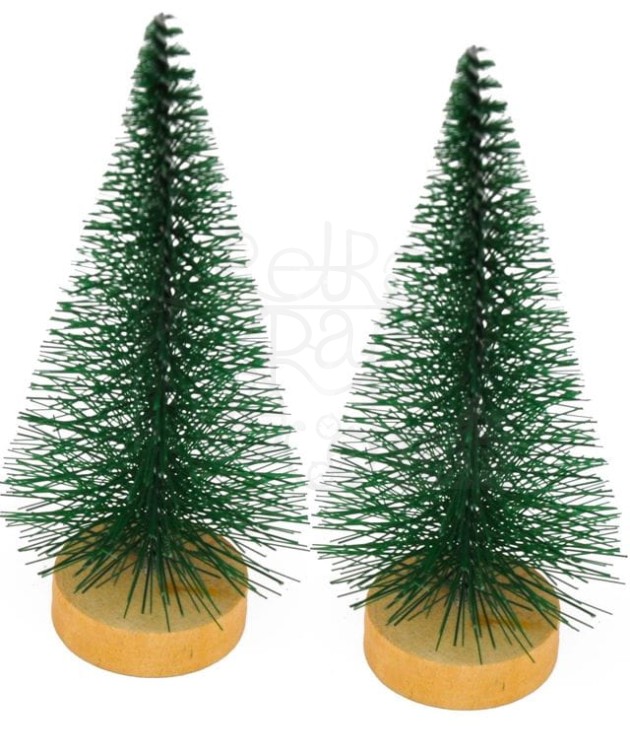 Choinki zielone 8cm 2 szt.