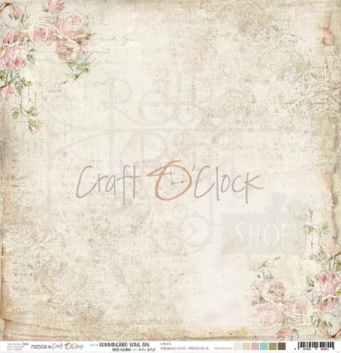 Papier 30x30 Craft O'Clock Hummingbird Song 06