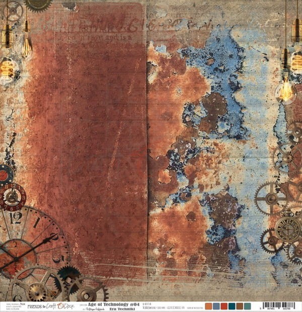 Papier 30x30 Craft O'Clock Age Of Technology 04