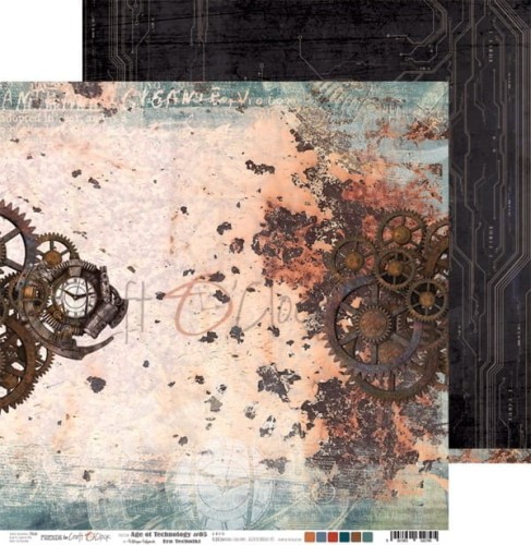 Papier 30x30 Craft O'Clock Age Of Technology 05
