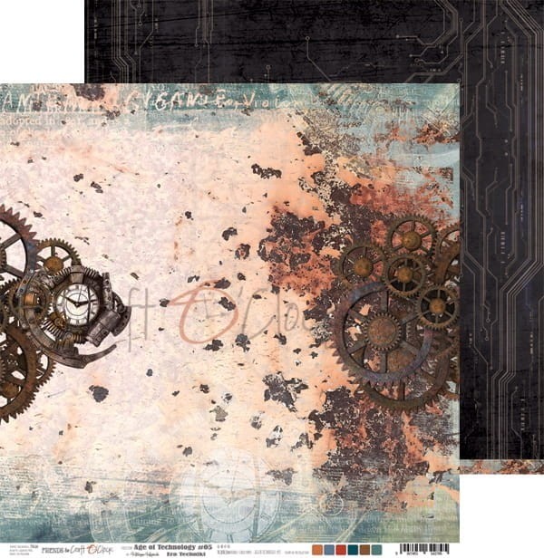 Papier 30x30 Craft O'Clock Age Of Technology 05