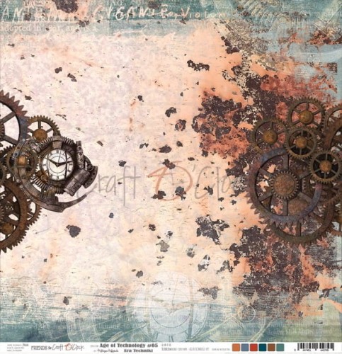 Papier 30x30 Craft O'Clock Age Of Technology 05