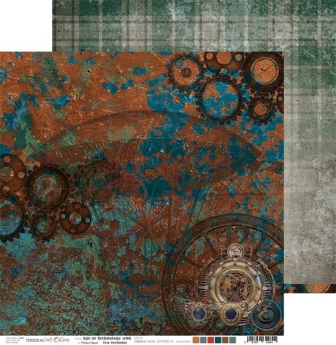 Papier 30x30 Craft O'Clock Age Of Technology 06
