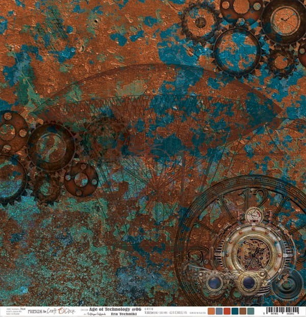 Papier 30x30 Craft O'Clock Age Of Technology 06