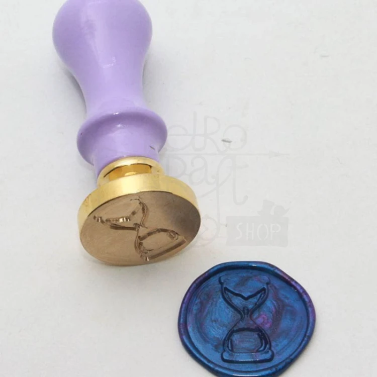 Mosiężna głowica do stempla klepsydra 25mm DYI &amp; Cie