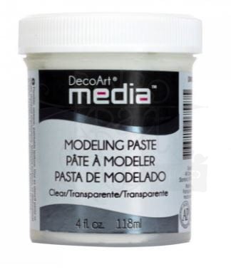 Clear Modeling Paste pasta modelujaca przezroczysta DMM30 DecoArt