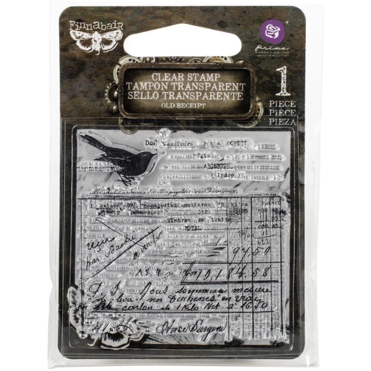 Stempel akrylowy Old Receipt Stara recepta Finnabair 966980 Prima