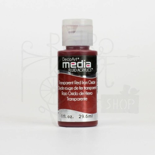 Fluid Acrylics płynny pigment polimerowo - akrylowy Transparent Red Iron Oxide DMFA41 DecoArt