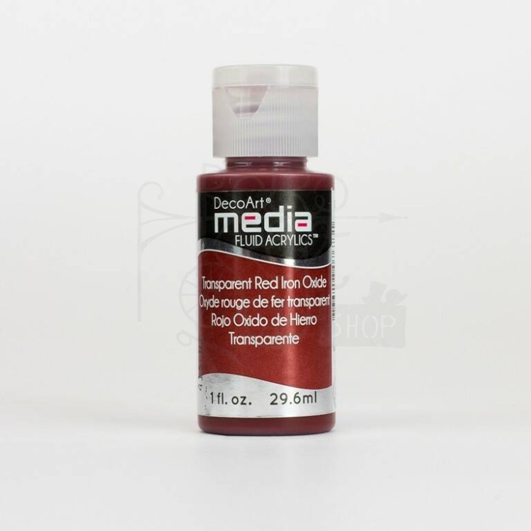Fluid Acrylics płynny pigment polimerowo - akrylowy Transparent Red Iron Oxide DMFA41 DecoArt