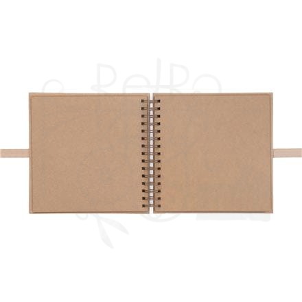 Album do zdobienia 20,5 x 20,5cm - kraft (40 kartek)