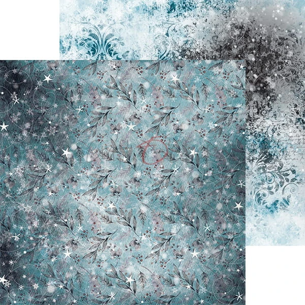Zestaw papierów 15,25x15,25 Snowy Winterland Craft O'Clock
