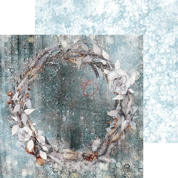 Zestaw papierów 15,25x15,25 Snowy Winterland Craft O'Clock