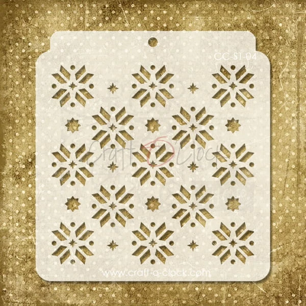 Szablon maska 15x16 ornament sweterek 04 Craft O'Clock