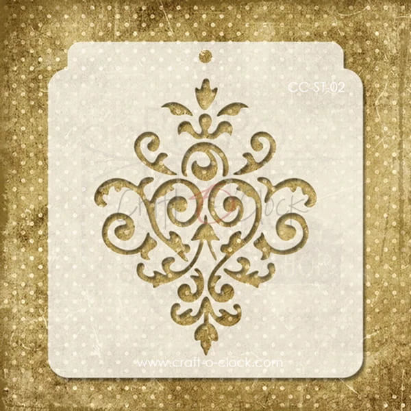 Szablon maska 15x16 ornament 02 Craft O'Clock