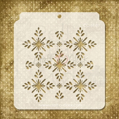 Szablon maska 15x16 ornament 01 Craft O'Clock