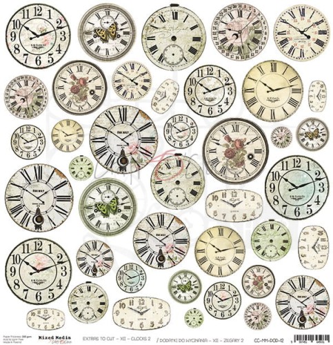 Arkusz dodatków do wycięcia 12 - Zegary II Craft O'Clock