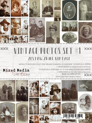 Zestaw zdjęć vintage #1 Craft O'Clock