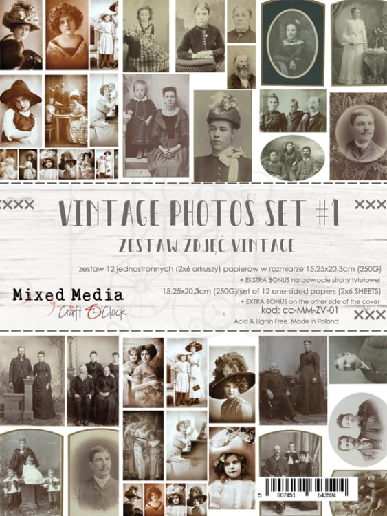 Zestaw zdjęć vintage #1 Craft O'Clock