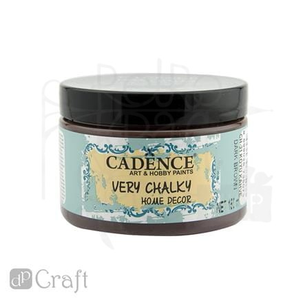 Farba kredowa chalky finish 150ml - brown, brązowa Cadence