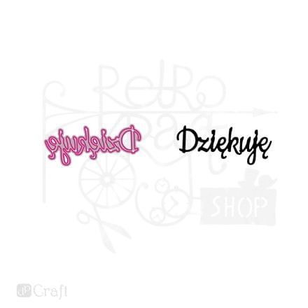 Wykrojnik Dziękuję dpCraft