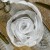 Wstążka gnieciona vintage biała 1,2m Old Fashion Ribbon