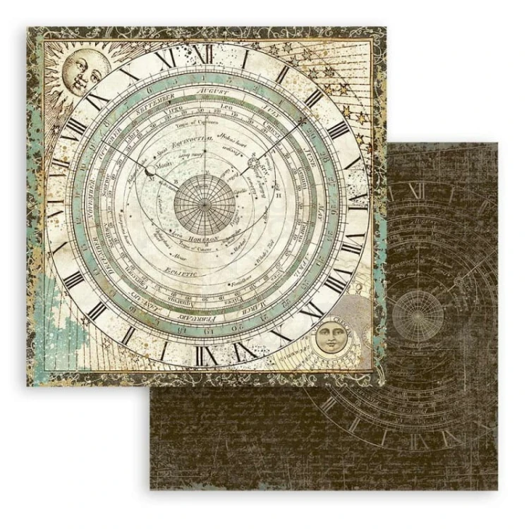 Zestaw papierów 20,3x20,3cm 10szt. Alchemy SBBS51 Stamperia