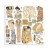 Zestaw papierów 20,3x20,3cm 10szt. Klimt SBBS48 Stamperia