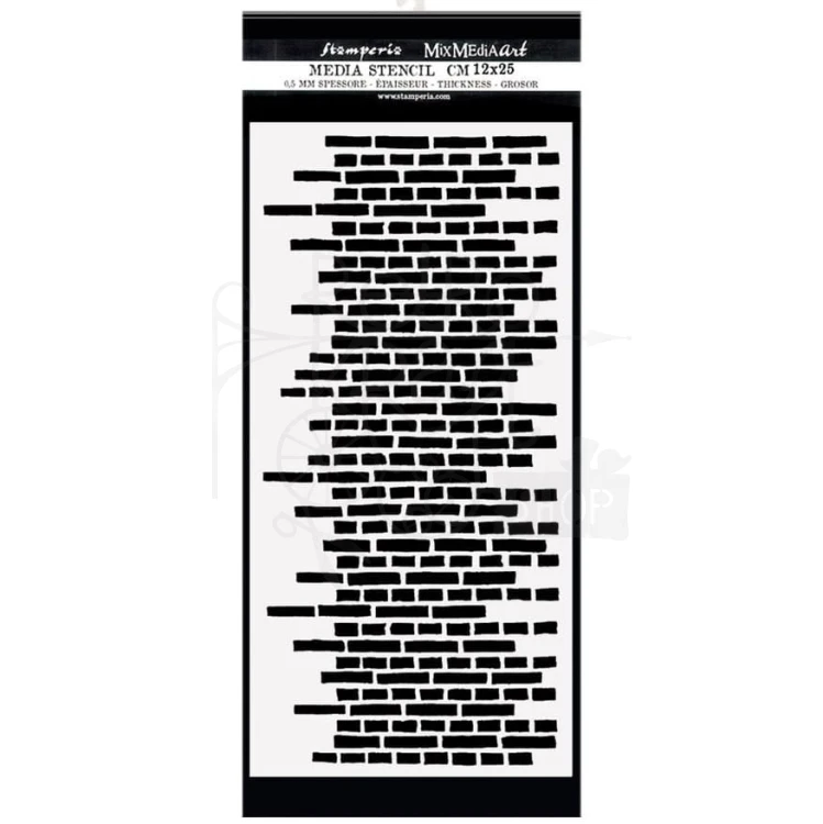 Maska szablon 12x25cm Lady Vagabond Lifestyle Mur KSTDL51 Stamperia