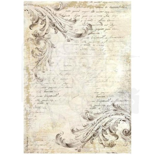 Papier ryżowy A4 Alchemy Tło DFSA4665 Stamperia