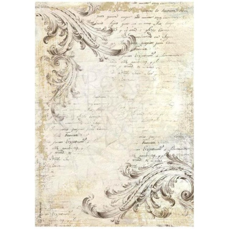 Papier ryżowy A4 Alchemy Tło DFSA4665 Stamperia