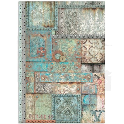 Papier ryżowy A4 Lady Vagabond Lifestyle Metale DFSA4651 Stamperia