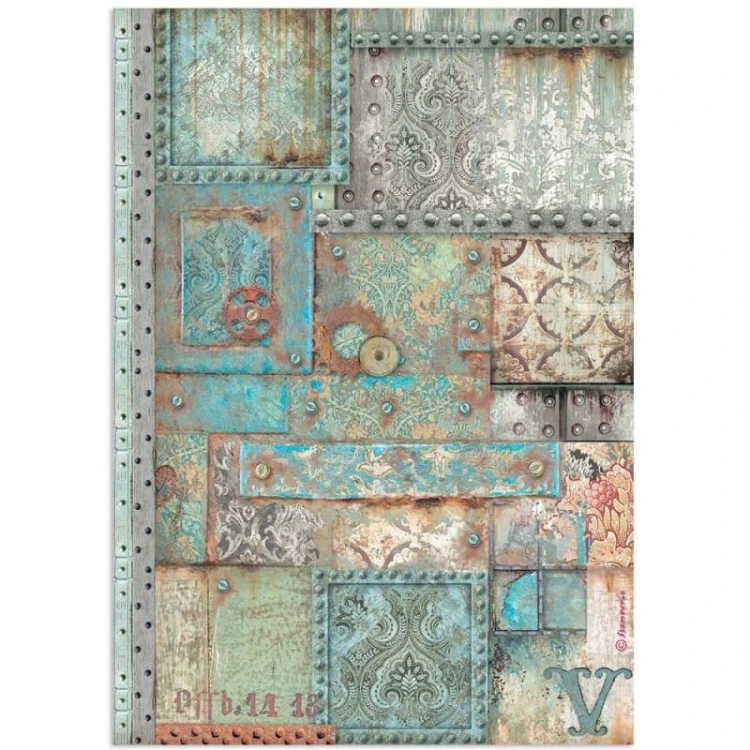 Papier ryżowy A4 Lady Vagabond Lifestyle Metale DFSA4651 Stamperia