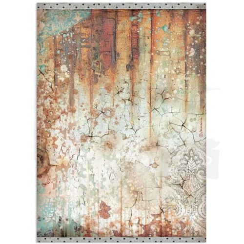 Papier ryżowy A4 Lady Vagabond Lifestyle Rdza DFSA4650 Stamperia