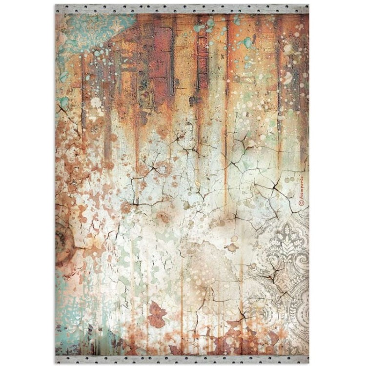 Papier ryżowy A4 Lady Vagabond Lifestyle Rdza DFSA4650 Stamperia