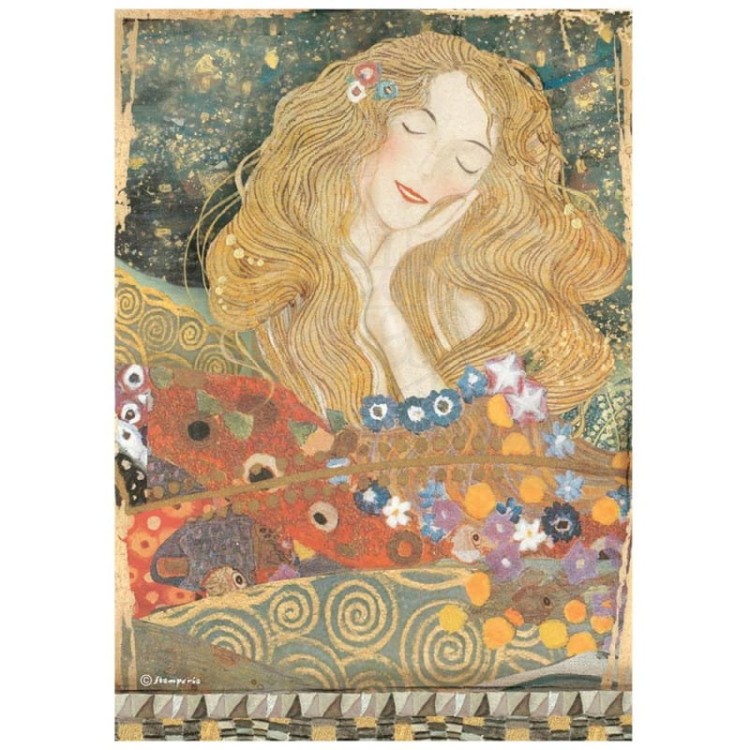 Papier ryżowy A4 Klimt From The Beethoven DFSA4639 Stamperia