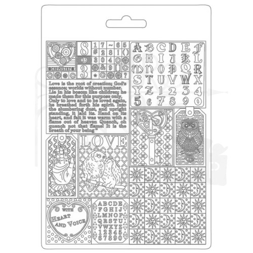Foremka Tekstura A5 Alchemy Patchwork K3PTA5607 Stamperia
